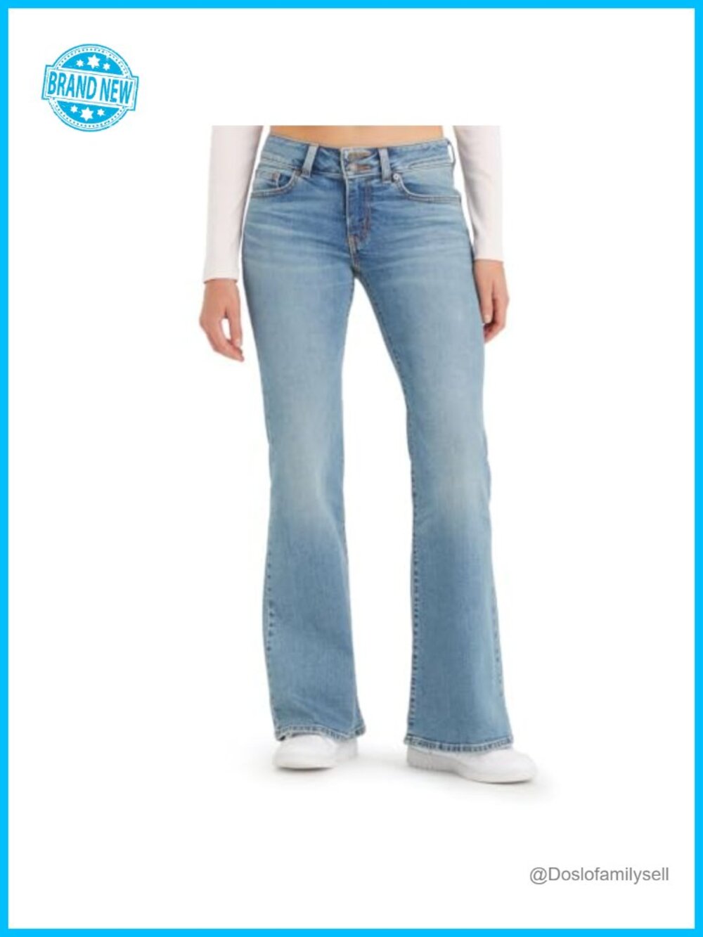 Levi's Superlow Flare Jeans Low Rise Boot Leg 32 Inseam Women's Denim